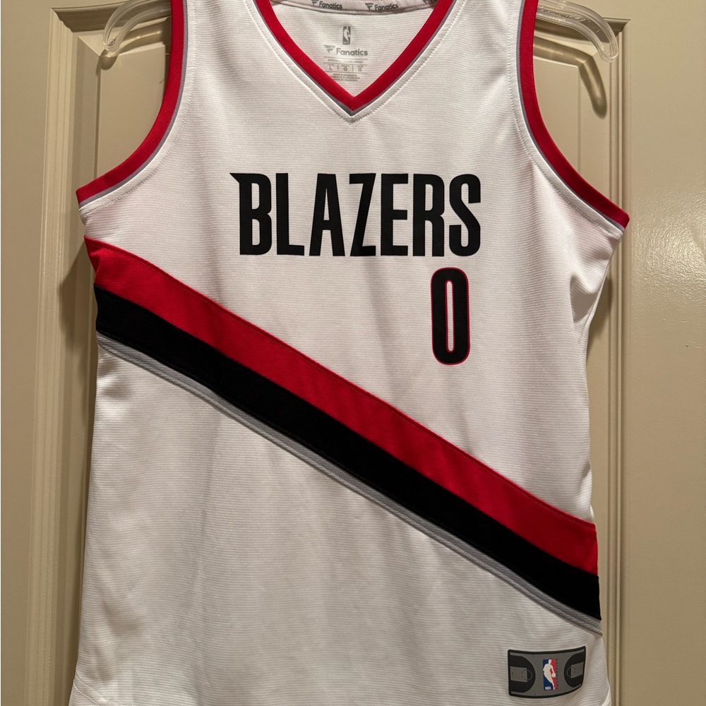 🏀 Fanatics NBA Blazers Lillard  #0 Jersey Youth Large